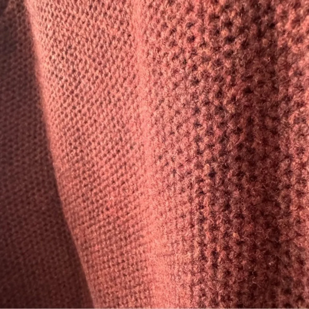 Banana Republic‎ Honeycomb Mock Dark Orange Pullover